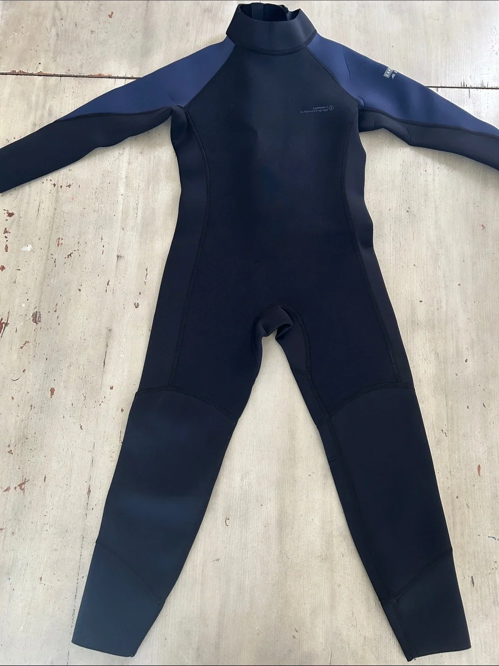 Youth  One-Piece Wetsuit - Navy & Black